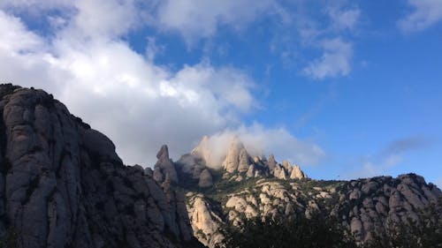 Video Of Clouds Over Mountain