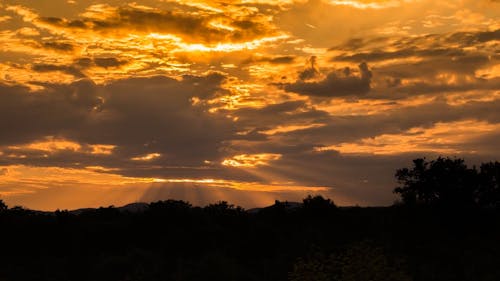 Time Lapse Video Of Sunset View