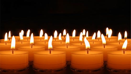 Video Of Lighted Candles 