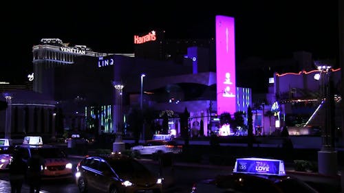 Video Of A City View Of The Strip At Night Background, Picture Of Las Vegas  Background Image And Wallpaper for Free Download