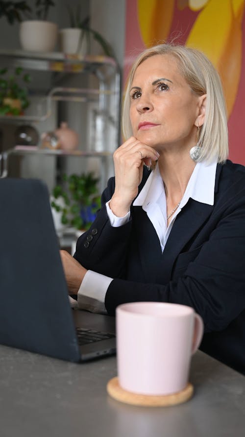 An Elderly Woman in Deep Thought