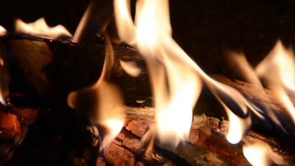 A Video of a Wood Burning Free Stock Video Footage, Royalty-Free 4K ...