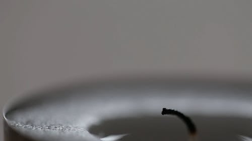 Close Up Video Of Lightning A Candle