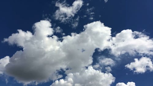 Upływ Czasu Chmur Cumulus