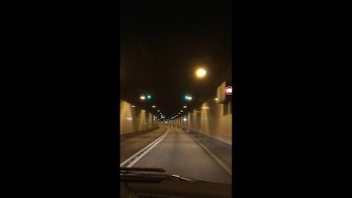 Roadtrip Inside A Tunnel