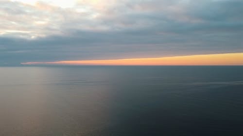 Aerial Footage of an Ocean