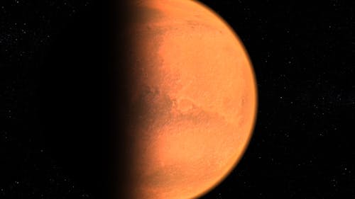 mars in space hd