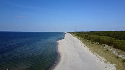 Aerial Shot Of Seashore