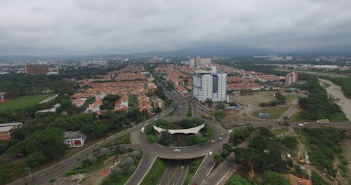 Aerial Footage Of City