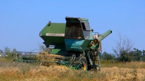 Tractor Cutting Grass