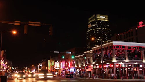 Time Lapse Of Busy Street