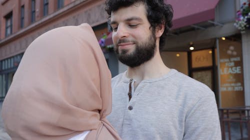 Close Up Video of Couple Looking at Each Other