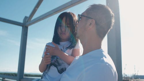 Father Talking to His Daughter