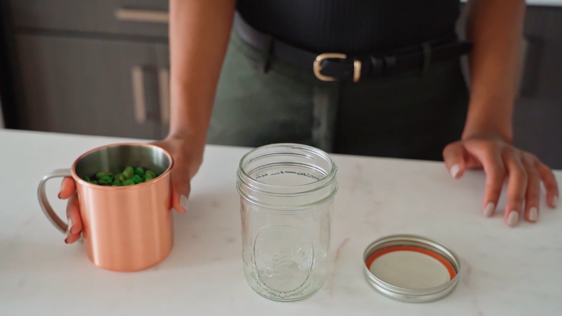 A Person Pouring Sugar in a Glass Bottle Free Stock Video Footage ...