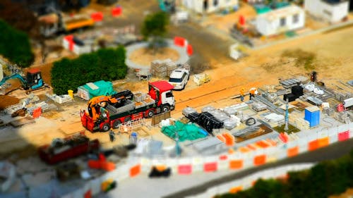 A Busy Construction Site
