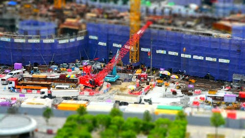 Time-Lapse at a Building Site 