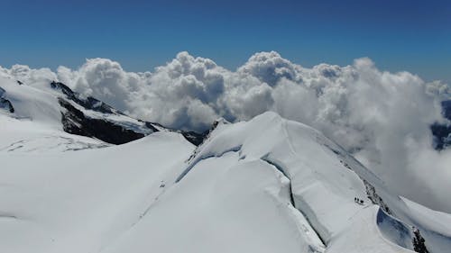 Snow-capped Mountain Peak