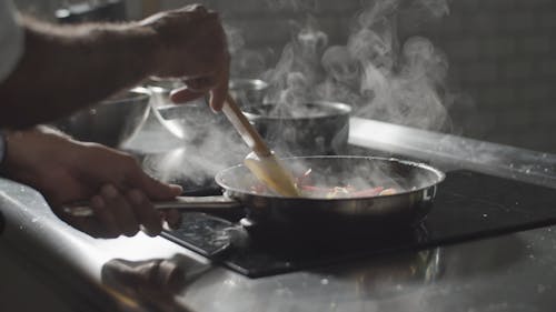 Chef Cooking in the Kitchen