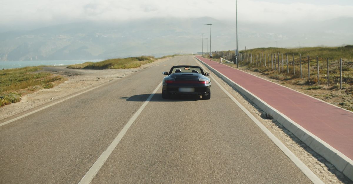 Car Move On Rode A Luxury car Moving on the Road · Free Stock Video