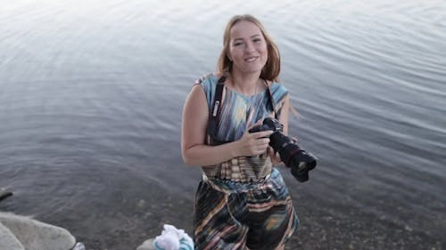 Photographer Holding a Camera