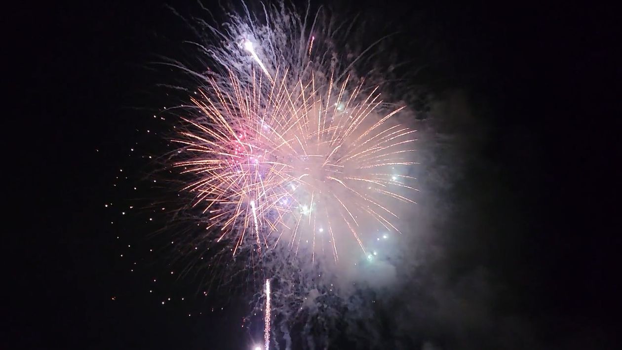 Fireworks Effect Using Led Screen Fireworks Display Free Stock Video Footage, Royalty-Free 4K & HD Video Clip