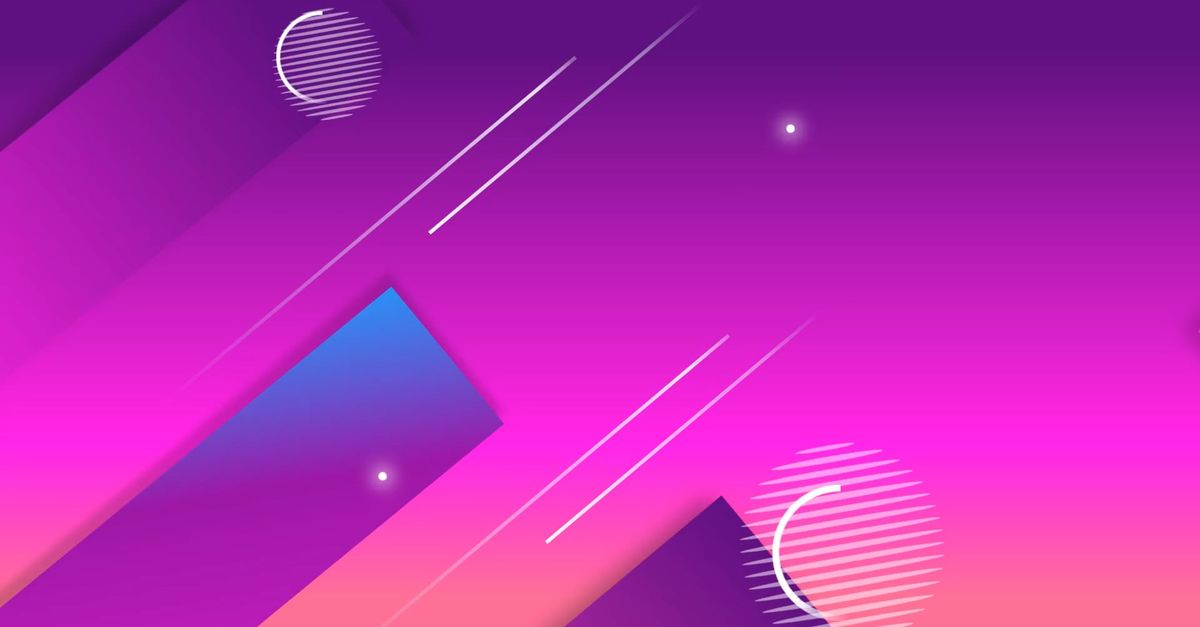 Digital Animation of Geometric Shapes Free Stock Video Footage, Royalty ...