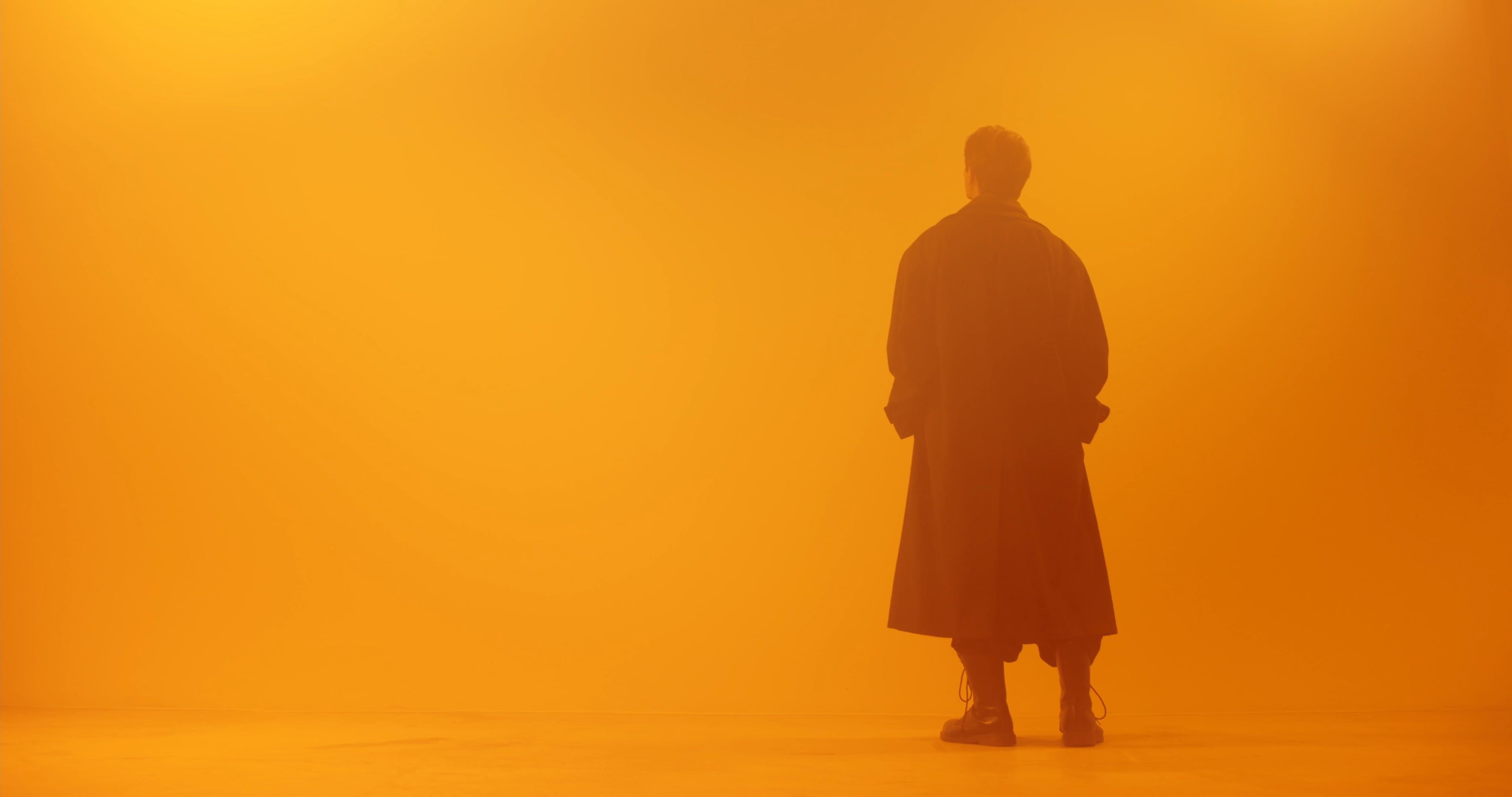 A Man in a Trench Coat Looking around in Thick Fog Free Stock Video ...
