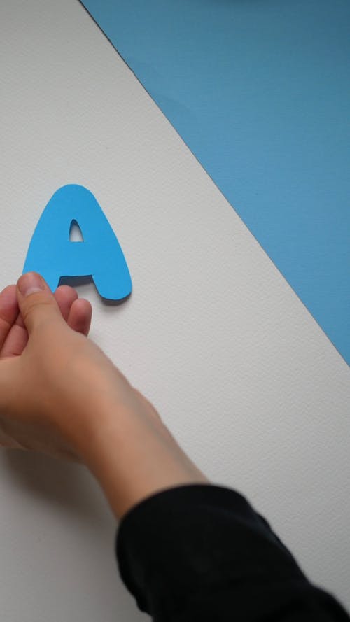 Paper Cut Outs of Letters 