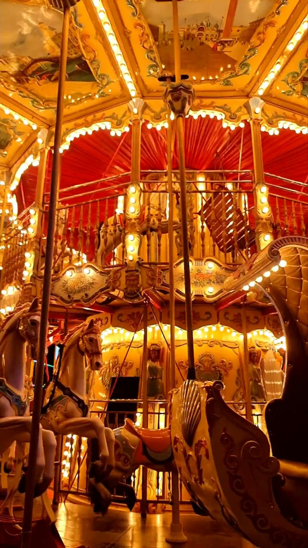 Slow Motion Video of a Carousel · Free Stock Video