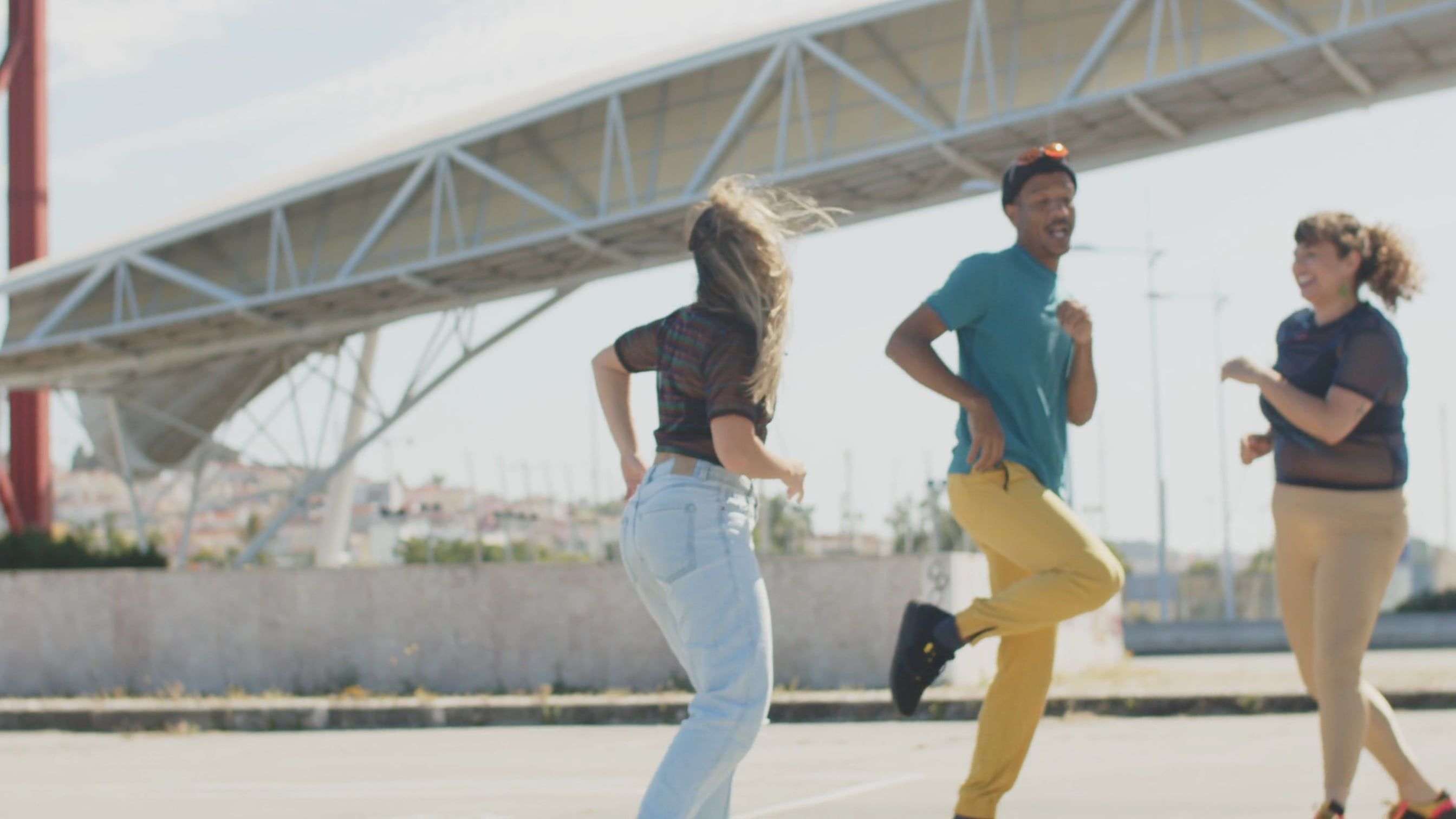 People Dancing Together In the Street Free Stock Video Footage, Royalty ...