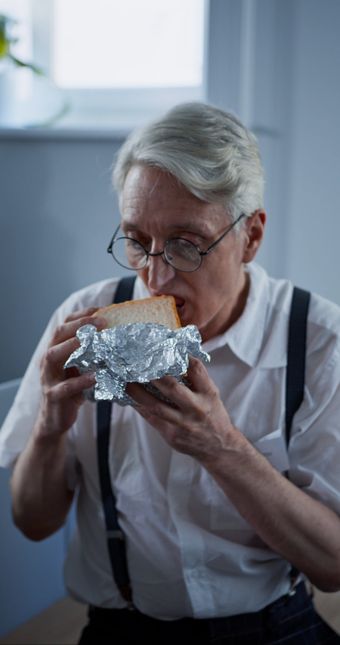 老人吃饭高清视频免费下载视频素材视频素材