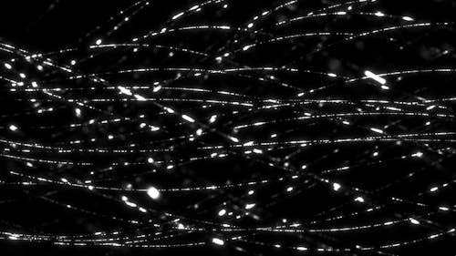 Digital Animation of Metallic Luminous Strings 