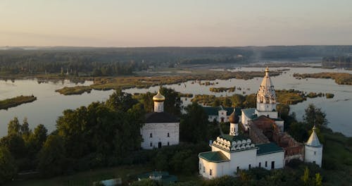 Arc Shot of the Holy Trinity Ostrovoezersky Monastery