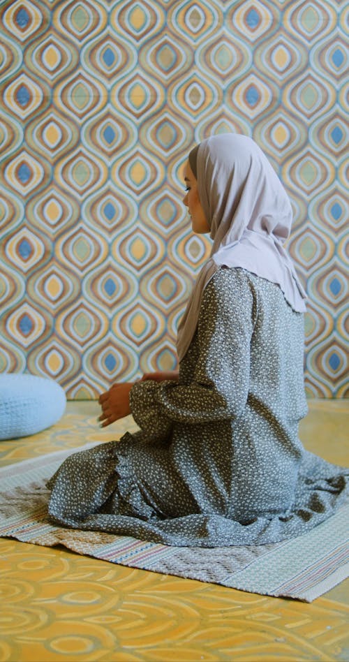 Woman Praying As A Traditional Culture