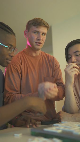 打麻将视频素材