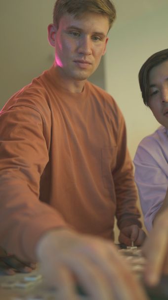 打麻将视频素材