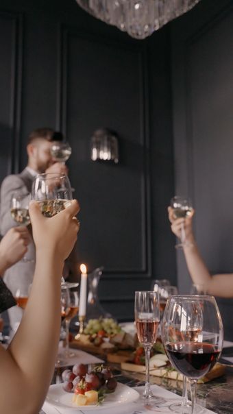 中国人酒局高清视频视频素材