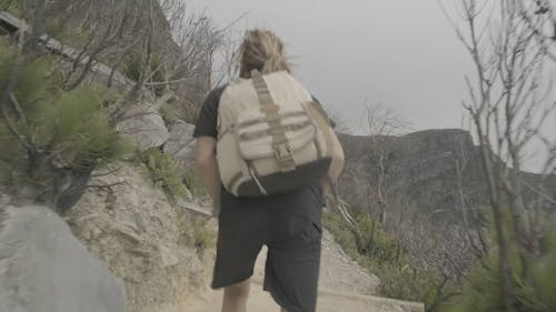Man doing Hiking