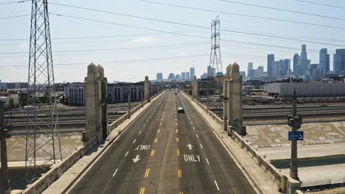 Drone Footage of a Bridge