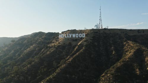 Drone Footage of the Hollywood Sign