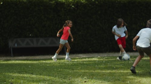 Kids Playing Soccer