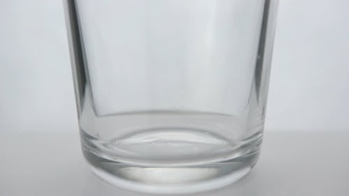 Close Up Video of a Glass Being Filled With Water