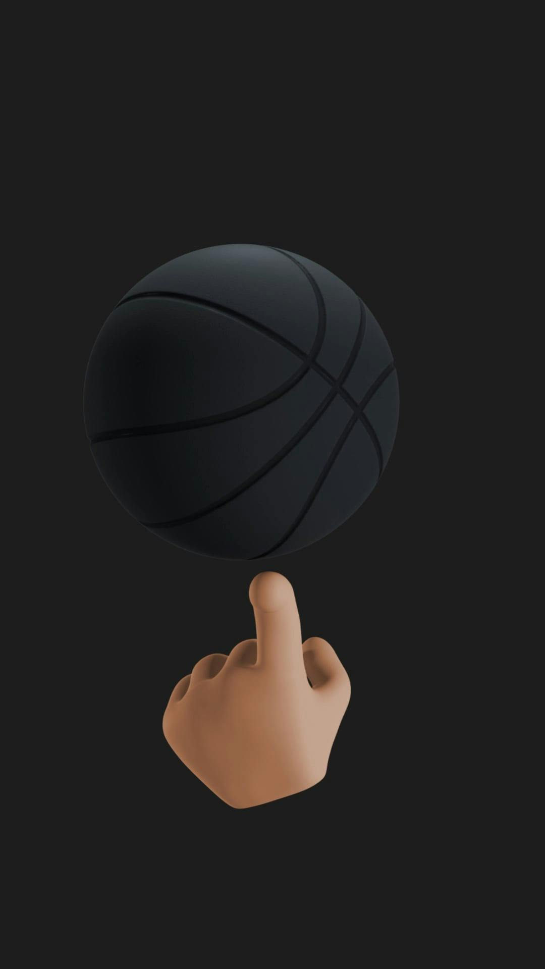 Animation of a Ball Spinning on a Finger Free Stock Video Footage