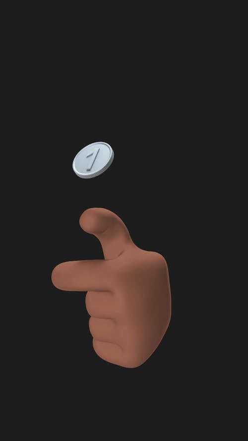 Hand Flipping a Coin
