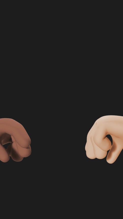 Hands Doing a Fist Bump 