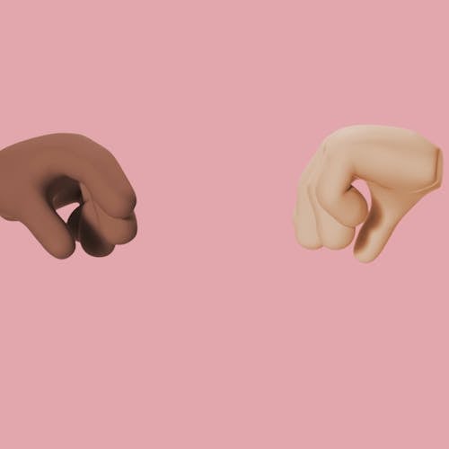 An Animation of a Fist Bump