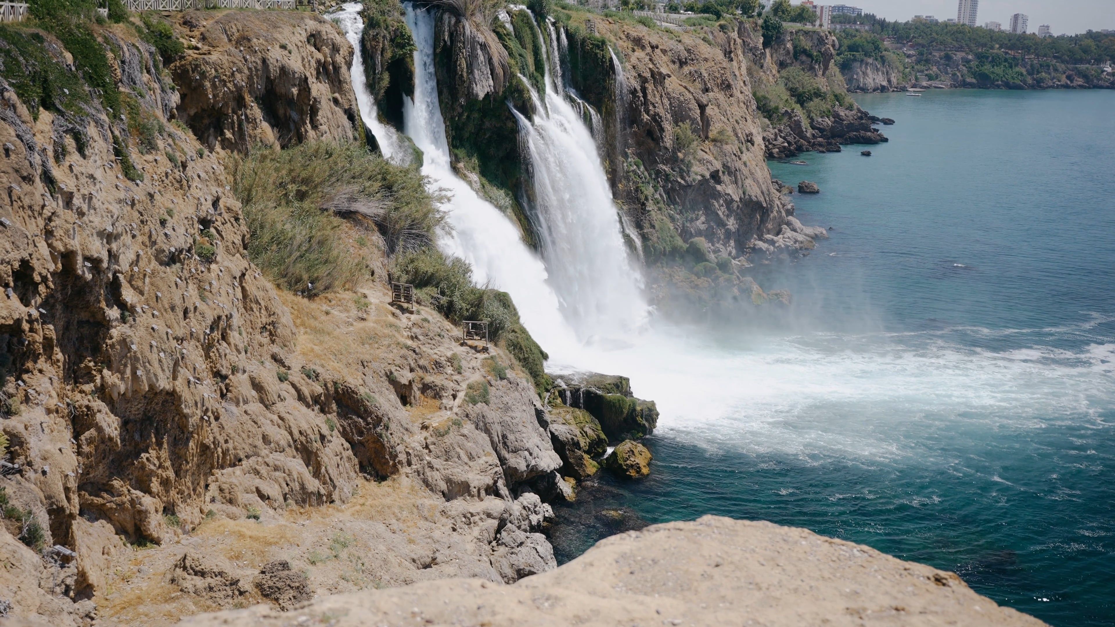 Drone Footage of Waterfalls · Free Stock Video