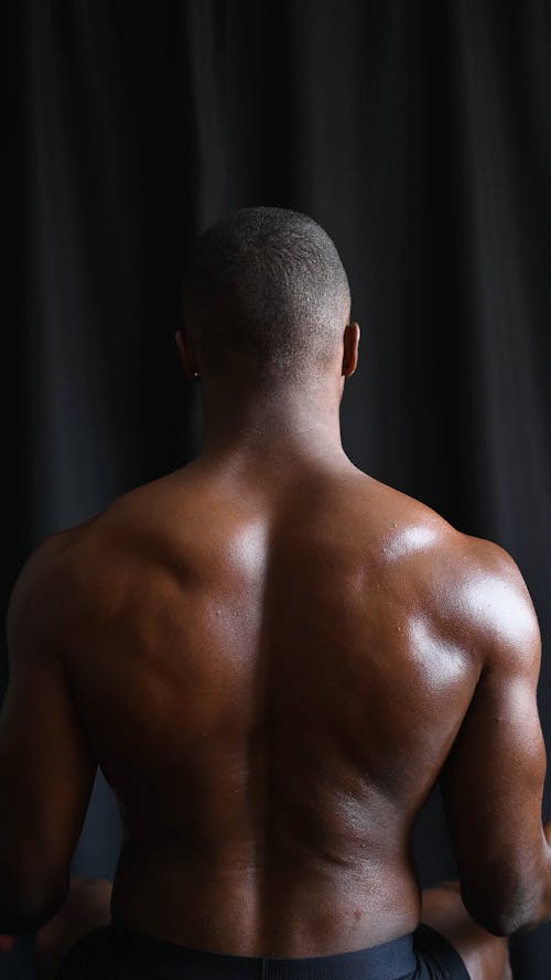 Back of a Male Athlete