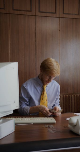 银行柜员视频素材