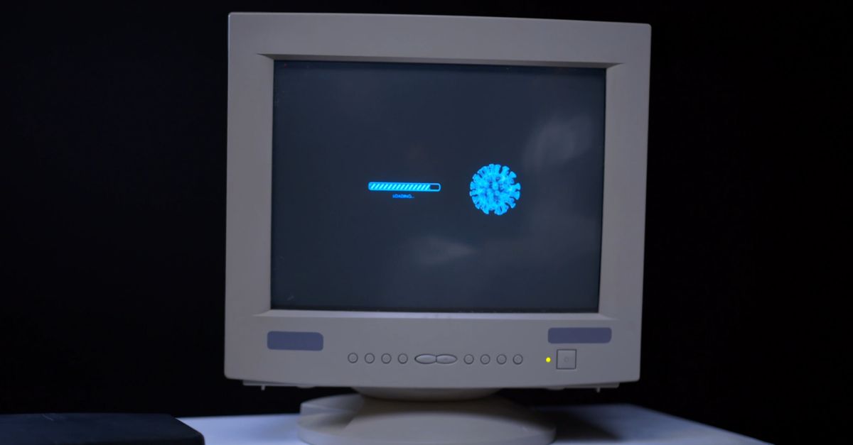 Computer Screen Flash Photo A Computer Monitor Flashing a Message Free Stock Video Footage, Royalty ...